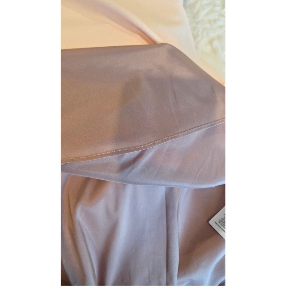NWT Elizabeth and James Mesh Cutout Fit & Flare Dress Short Sleeve Pink Pastel 8 - Picture 7 of 10